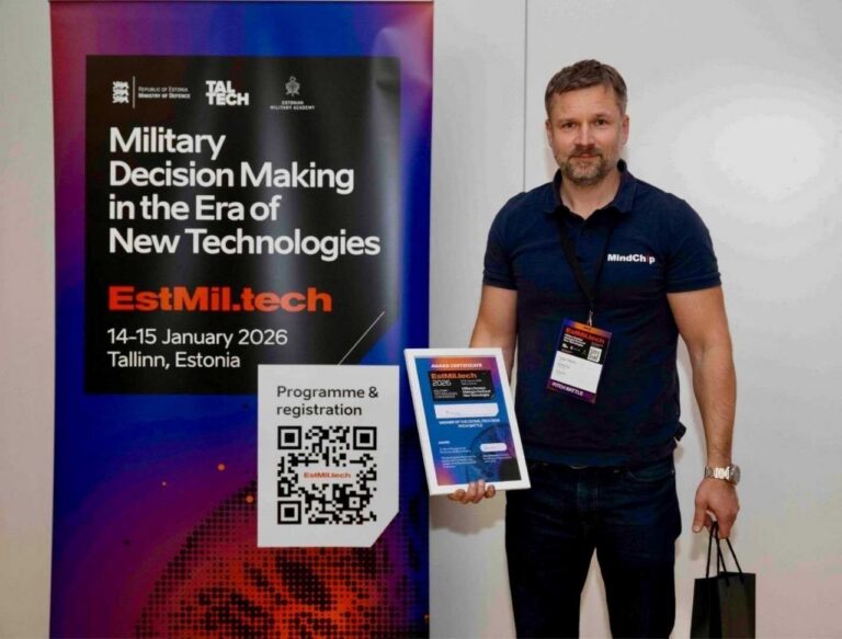 MindChip won EstMil.Tech Conference Pitch Battle
